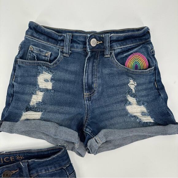 Justice denim short and skort bundle Size 10 - Picture 2 of 8